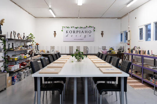 Elämyksellinen keramiikkakurssi omalle ryhmälle