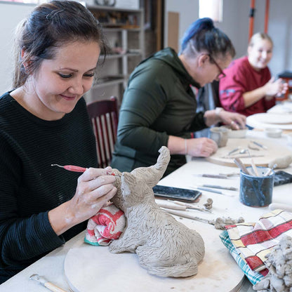 Elämyksellinen keramiikkakurssi omalle ryhmälle