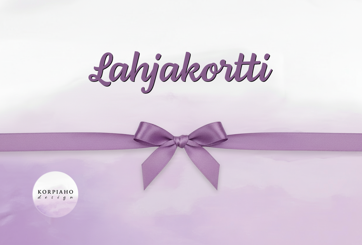 LAHJAKORTTI Korpiaho Design