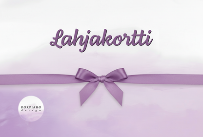 LAHJAKORTTI Korpiaho Design